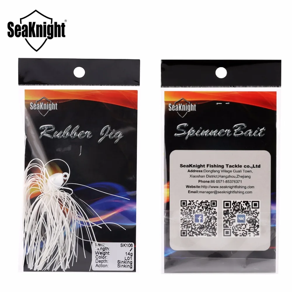 SeaKnight SK105 спиннинговая приманка 10 г 14 тонущий резиновый джиг 1 шт. рыболовная