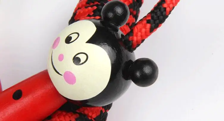 Детские скакалки милые Мультяшные животные деревянные ручки спортивные для