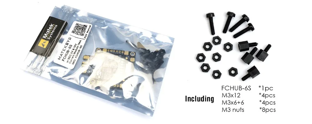 Матек F405 STD STM32F405 Полет контроллер + матек FCHUB 6S концентратора Мощность