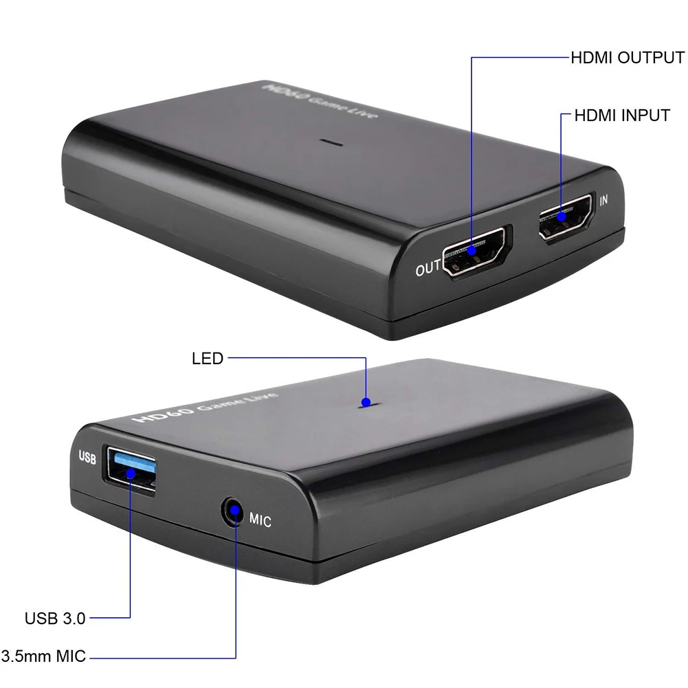 Игра Y& H Capture HD 1080p 60fps HDMI to USB3.0 Запись видео для PS4 Xbox One nintendo Switch, Twitch FaceBook Youtube Live Stream