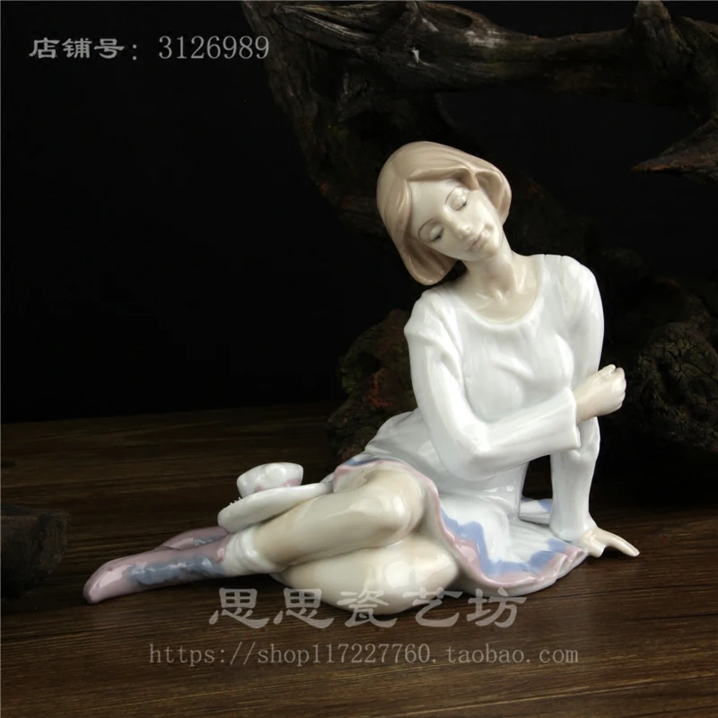 

creative ceramic girls lady fashion beauty home decor crafts room decoration handicraft porcelain figurines vintage statue