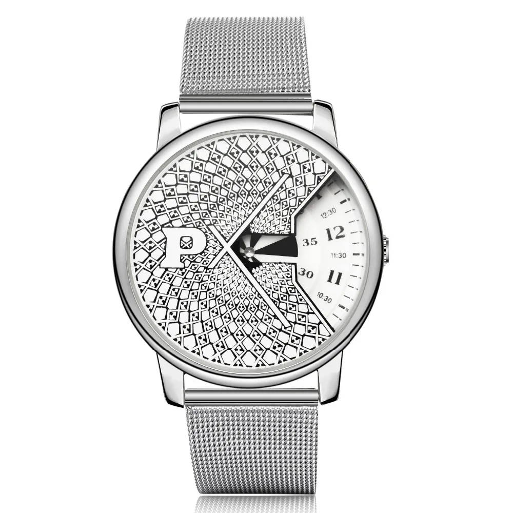 Часы Paidu мужские модные спортивные кварцевые стальные сетчатые|hombre|hombre reloj |