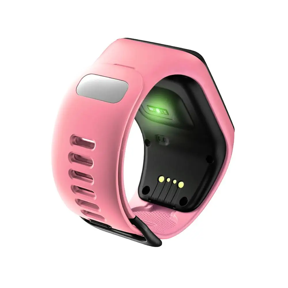 Силиконовый сменный ремешок для наручных часов Ремешок для TomTom 2 3 серии Runner 2 3 Spark Series Golfer 2 Adventurer gps часы# CW