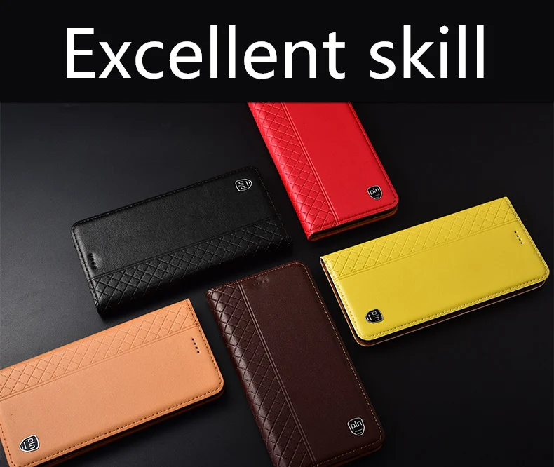 Чехол из натуральной кожи с отделением для карт Samsung Galaxy A40 чехол телефона A90 A80 A70
