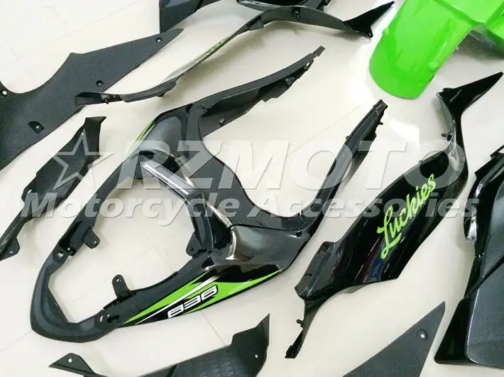 Новый ABS полный комплект обтекателей подходит для Kawasaki ZX6R 2013 2014 2015 2016 2017