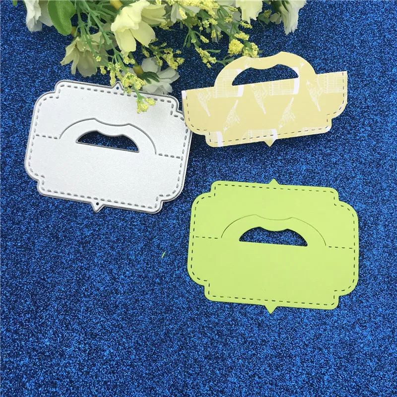 Подарочная коробка для карт металлические режущие штампы трафареты DIY