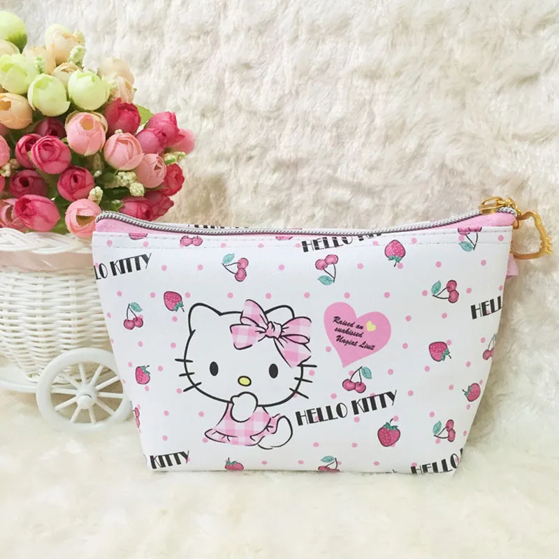 C Милый мультяшный кошелек hello kitty, кошелек hello kitty, женские кожаные кошельки, женский клатч, кошелек, детский держатель для карт, плюшевый рюкзак - Цвет: C