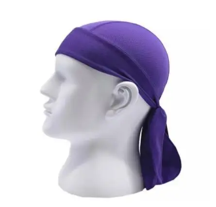 purple 10 шт./партия быстросохнущая велосипедная Спортивная Кепка пиратская шляпа Беговая езда бандана головной платок велосипедная Кепка повязка на голову мужской головной платок - Цвет: purple