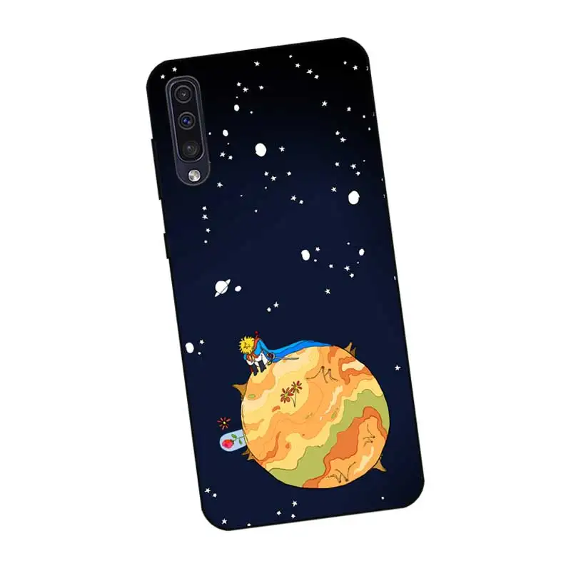 N349 с принтом Маленький принц черный силиконовый чехол для samsung Galaxy A2 Core A6 A7 A8 A9 A10 A30