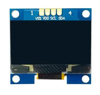 1 3 дюймовый 4PIN белый/синий OLED экран с адаптером платы SSD1306 Драйвер IC 128*64 интерфейс