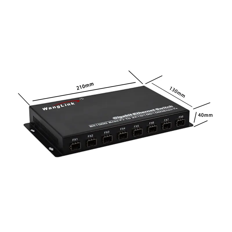 1 25G 8G2E SFP волоконный коммутатор gigabit sfp solt волоконно оптический ethernet