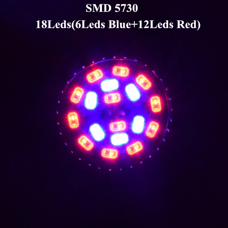 AIFENG E27 свет для выращивания 8 Вт SMD 5730 красный синий полный спектр овощей цветов