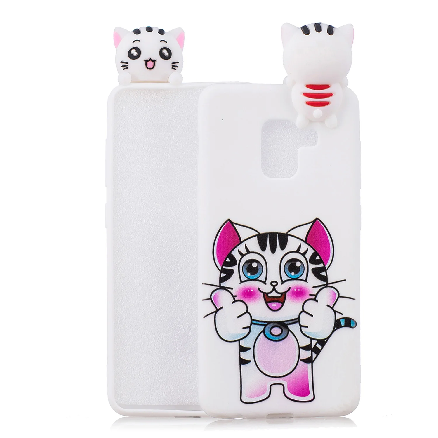 3D мягкий ТПУ чехол s для Fundas samsung galaxy s8 s9 plus s10 lite Coque s6 s7 edge A5 A6 A7 A9 A3 чехол-накладка ярких цветов