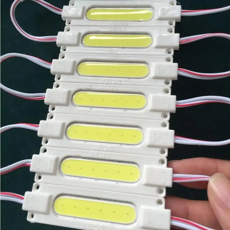 Светодиодный модуль 2 Вт IP65 Водонепроницаемый DC12V светодиодный модуль COB коммерческое освещение, освещенная реклама светодиодное фоновое освещение, белый цвет