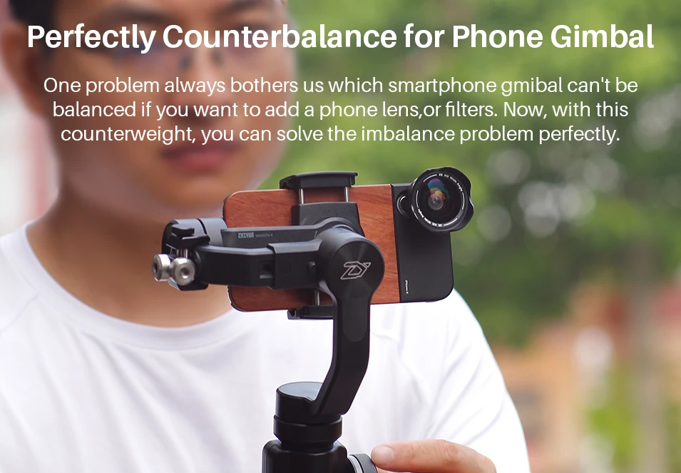 Ulanzi DH-04 универсальный карданный противовес для Zhiyun Smooth 4 Feiyu DJI Gimbal момент анаморфный объектив Gimbal стабилизатор Blance