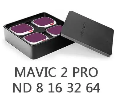 PGYTECH профессиональная версия фильтра Комплект для DJI MAVIC 2 Pro/Zoom ND8 ND16 ND32 ND64 PL фильтр объектива для DJI MAVIC 2 аксессуары - Цвет: Mavic 2 Pro ND