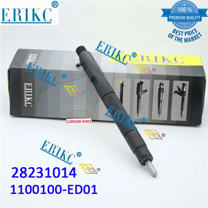 

ERIKC 1100100ED01 Injection 1100100-ED01 Auto Fuel Diesel Injectors Common Rail 28231014 for Great Wall HAVAL H3 H6 H5