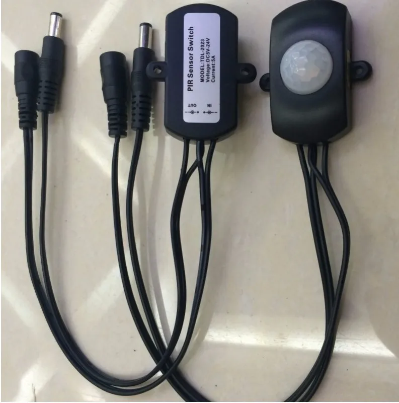 Мини Инфракрасный датчик движения 5-24 в пост. Тока детектор с коннектором