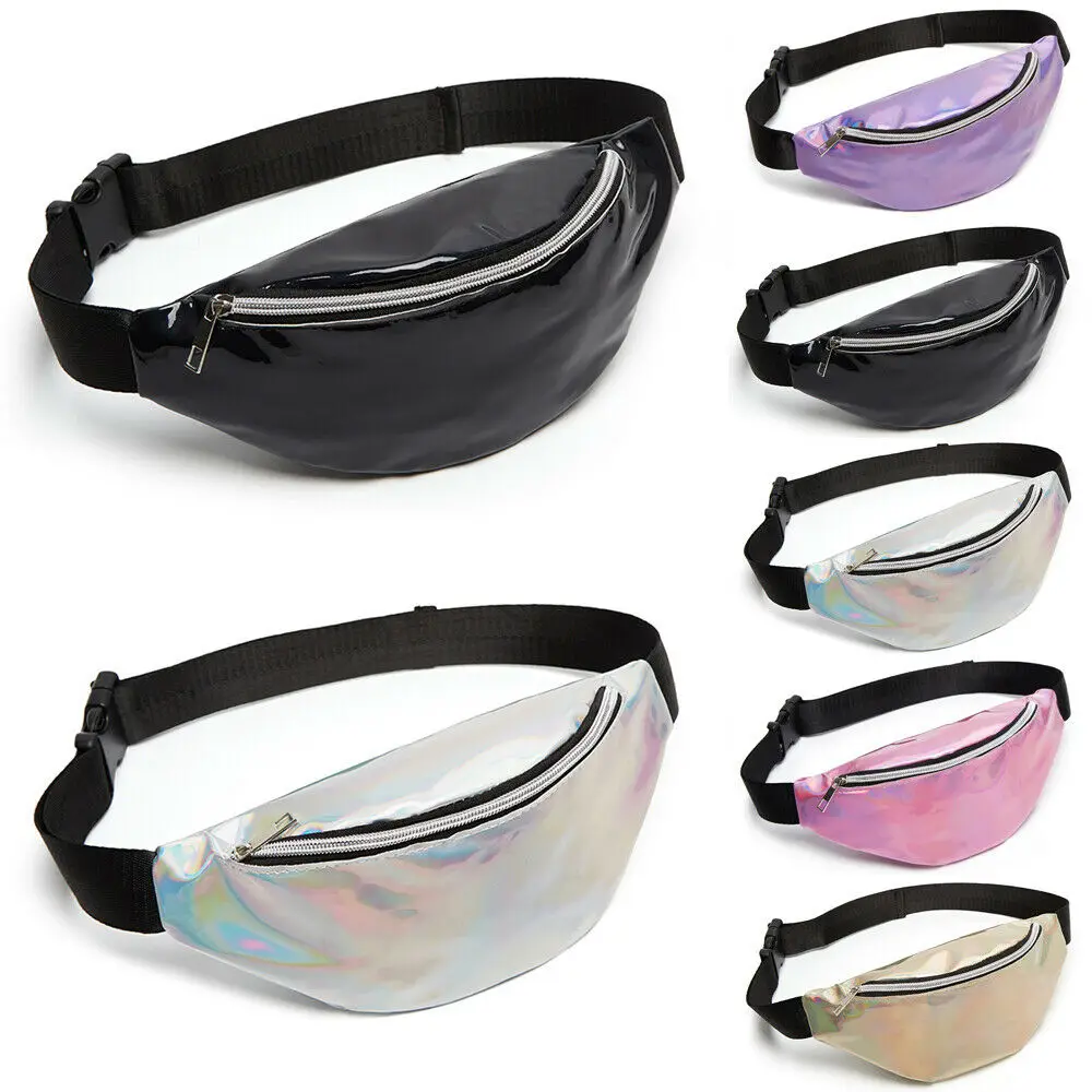 2019 Women Charm Elegant Waist Fanny Pack Belt Bag Travel Hip Bum Small Purse Chest Pouch Laser Colorful High Quality | Багаж и сумки