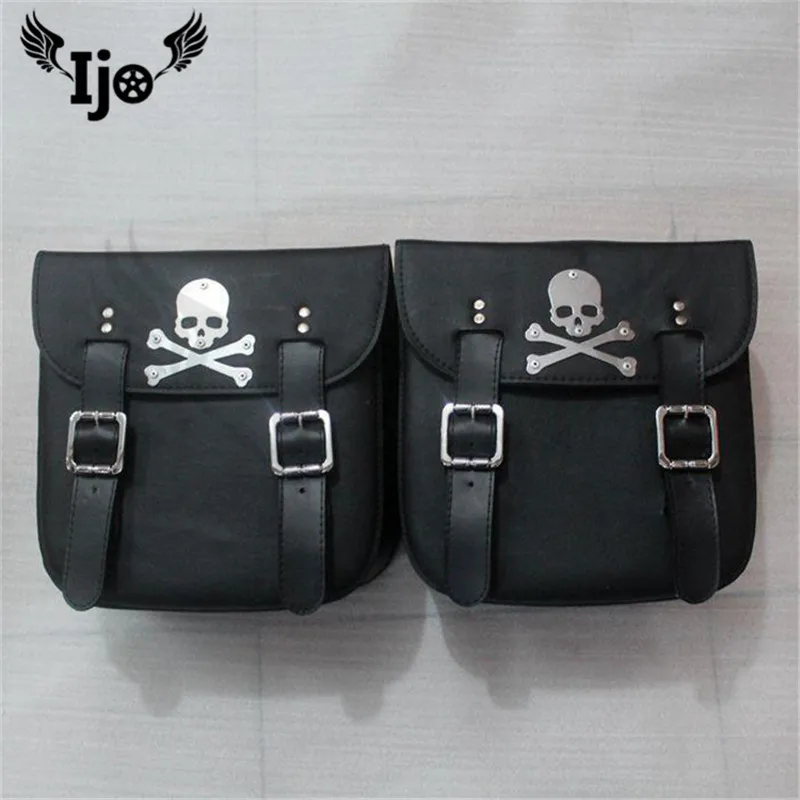 Alforjas para moto Боковая Сумка rcycle сумка с черепом для Vespa benelli piaggio harley sportster softail mochila