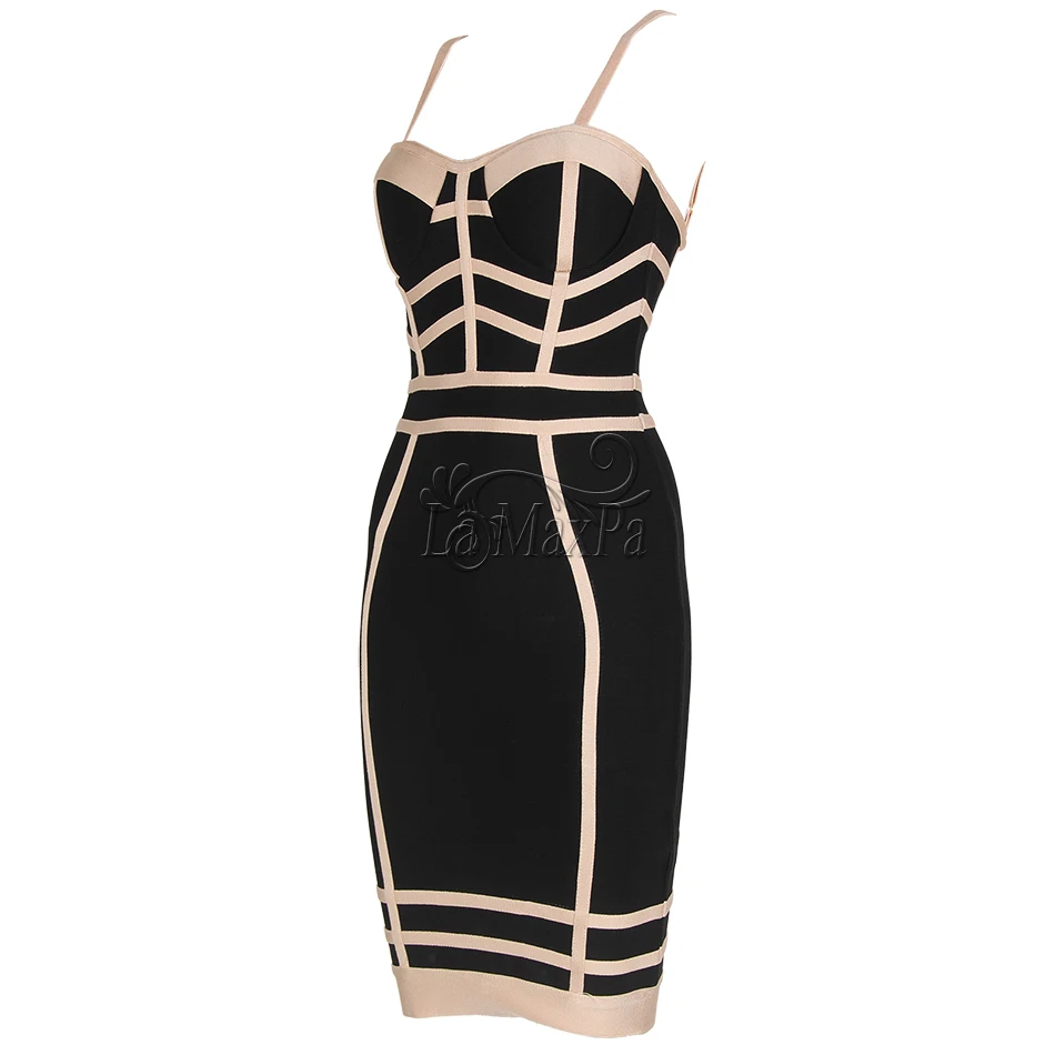 2017 Новый сексуальный топ starpless черное платье женское облегающее вечернее для