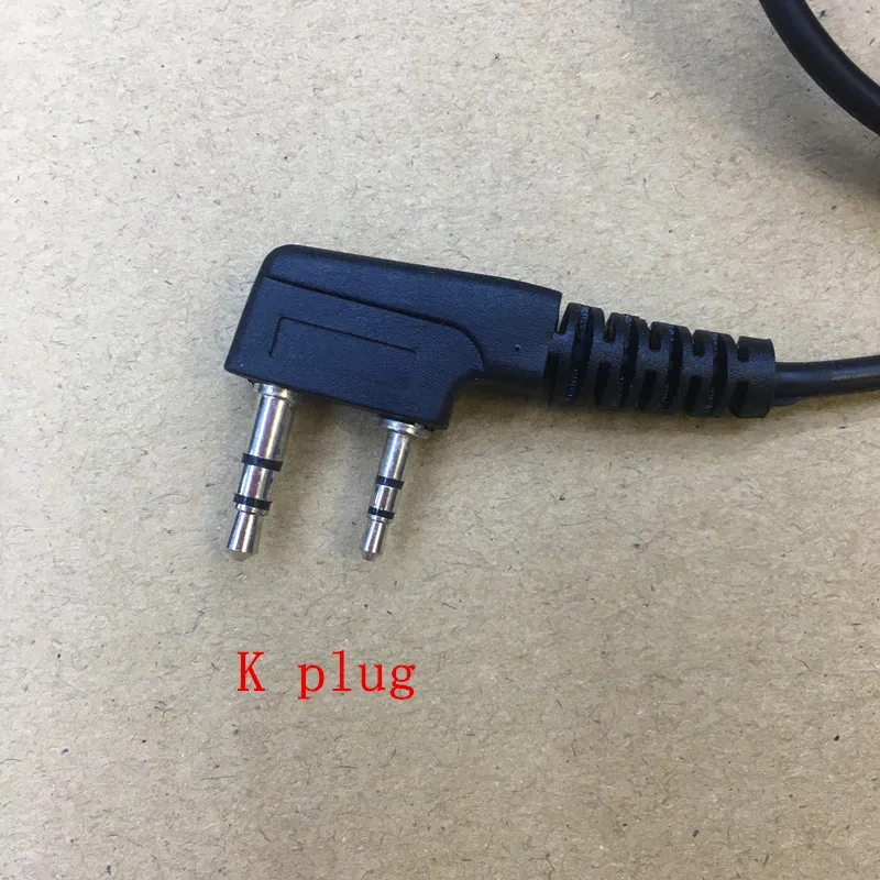 Большие наушники PTT с зажимом 2 контакта K-разъем гарнитура для Kenwood baofeng tyt quansheng