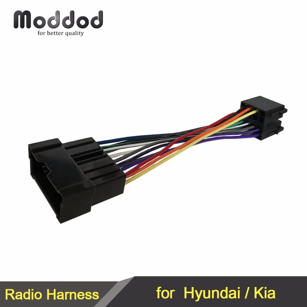 ISO жгут проводов адаптер для Hyundai Kia 1999-2005 стерео провод кабель Aftermarket радио разъем