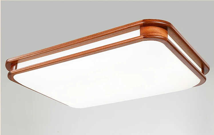 

Modern Ceiling Light Fixture LED Large Wood Lights Ceiling Lamp For Living Room Asian Chinese Style Oriental Decorative Lamp