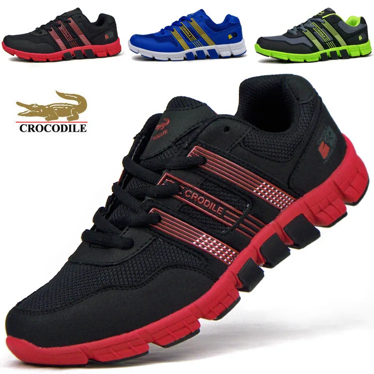 Breathable mesh soft leather casual fashion mens sports shoes | Спорт и развлечения