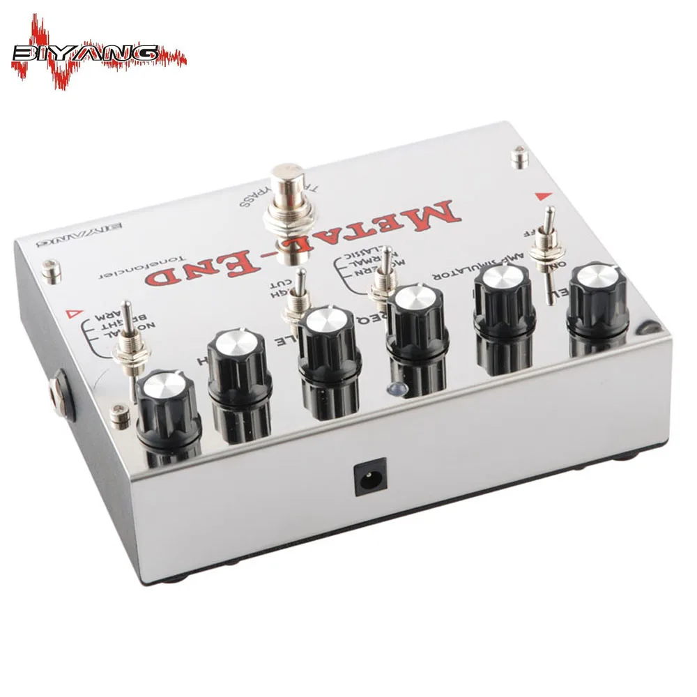 Biyang Tonefancier Metal End Pro 18 режимов искажений педаль эффектов для электрогитары True Bypass New