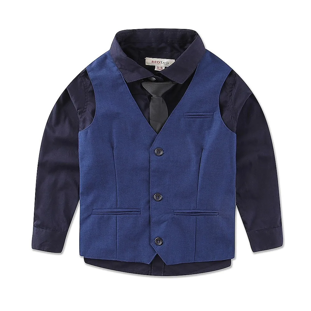 Party birthday shirt tie west baby boy suit cotton Europe quality Christmass outfit |