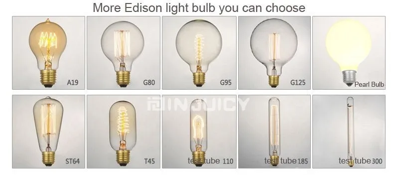 T45 круг Marconi Копченый лампочка лампа Винтаж Edison воспроизведение 40 Вт 60 Вт E27 AC110v 220 V декорация для кофейни
