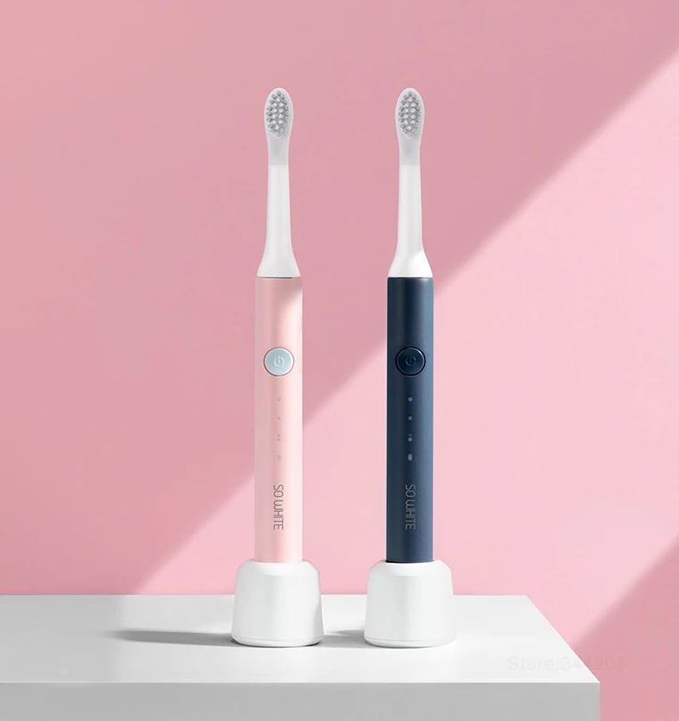 Xiaomi Mijia так белый EX3 sonic Электрический Зубная щётка щетки Dupont ультра sonic отбеливающий чистки зубов водонепроницаемый 31000 раз/m