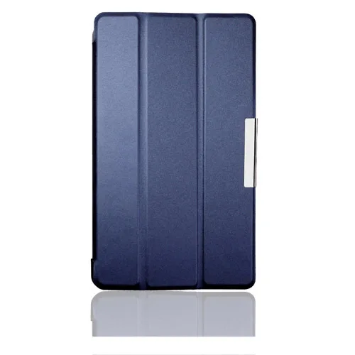 Складной чехол-книжка из искусственной кожи для Google Nexus 7 FHD 2nd(2nd Gen.2013), откидной чехол для планшета с подставкой, Автоматический Режим сна/пробуждения - Цвет: Blue