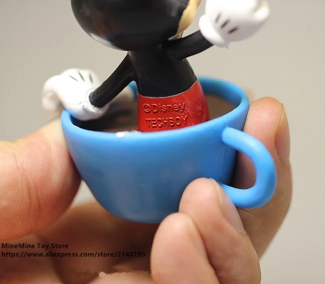DISNEY Микки Маус Минни кофейная чашка 6 шт./компл. 7 см фигурка осанки коллекция