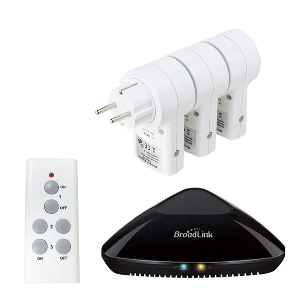 ЕС стандартный разъем smart remote control 433 мГц ВЧ разъем совместимый с broadlink rm pro+ умный дом мобильное приложение управления