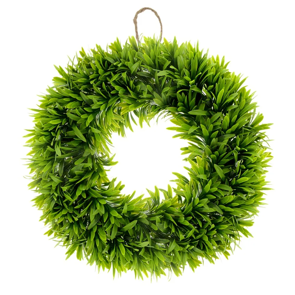 Рождественский венок 2019 украшение на Хэллоуин входную дверь Декор искусственные