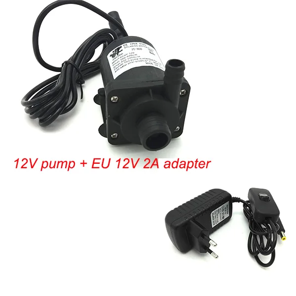 Новый солнечный DC 12V 24V циркуляционный насос горячей воды бесщеточный мотор для