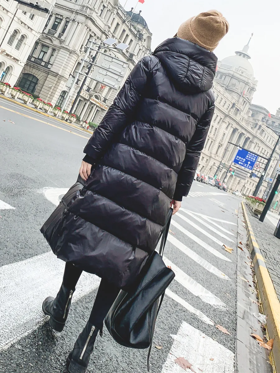 KMETRAM утиный пуховик женская зимняя куртка с капюшоном одежда 2020 корейское