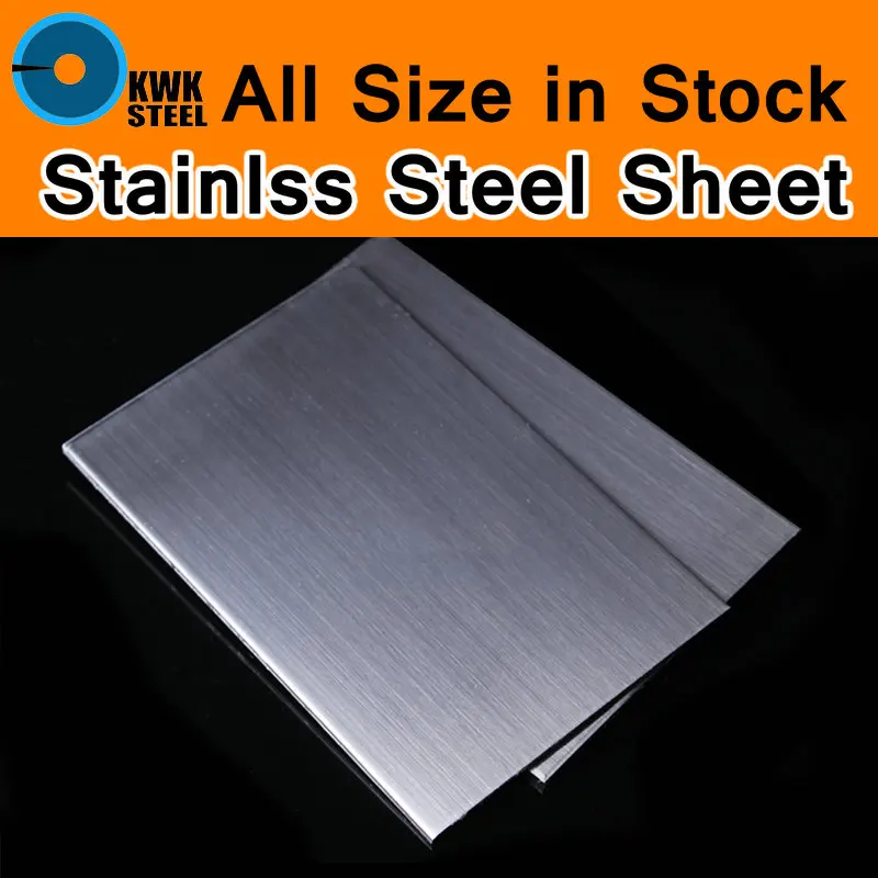 

TP304 AISI304 304 Stainless Steel Sheet Brushed Stainless Steel Plate Drawbench Board Hand DIY Material Frame Model Metal Art