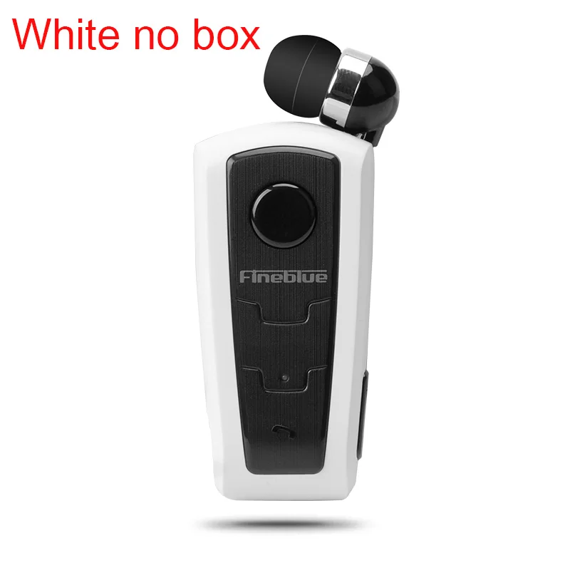 White NO box Fineblue F910 наушники беспроводной драйвер Auriculares Bluetooth наушники вибрации износа клип стерео спортивная Гарнитура для вождения - Цвет: White NO box