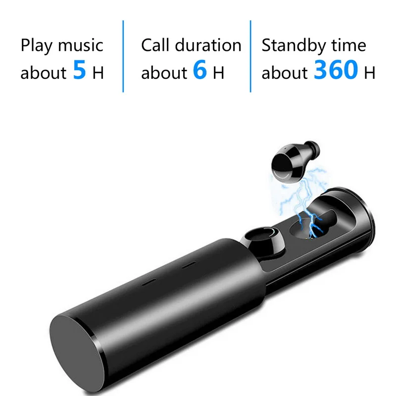 Touch Mini True Wireless Bluetooth наушники 5 0 Стереонаушники Twins Водонепроницаемая гарнитура