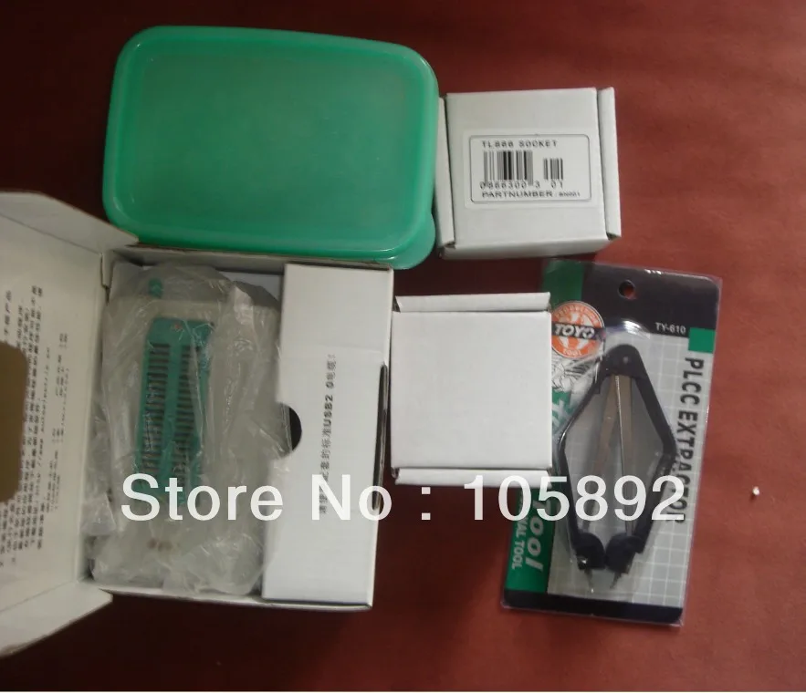 Бесплатная Доставка TL866cs USB Виллем Универсальный Программатор TSOP48/40/32 + (SOP8 SOP16 PLCC32