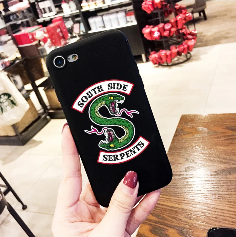 Американский ТВ ривердейл белый мягкий силикон чехол для iphone 8 8plus 6 6s 6plus 7plus X XS XR 11 чехол для телефона