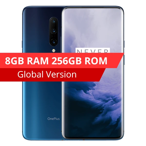 8GB 256GB NebulaBlue Глобальная версия Oneplus 7 Pro 8 Гб 256 Гб Смартфон Snapdragon 855 4000 мАч 6,6" AMOLED 48MP 30 Вт отпечаток пальца NFC мобильный телефон - Цвет: 8GB 256GB NebulaBlue