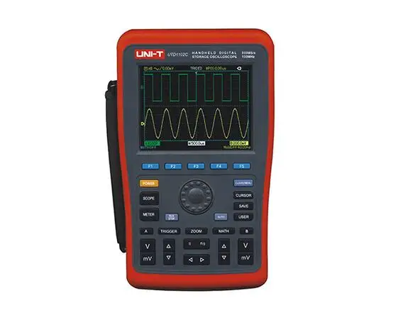UNI T Ручной цифровой осциллограф UTD1202C 2 канала 200 МГц 1GS/s UTD 1202C|Осциллографы| |