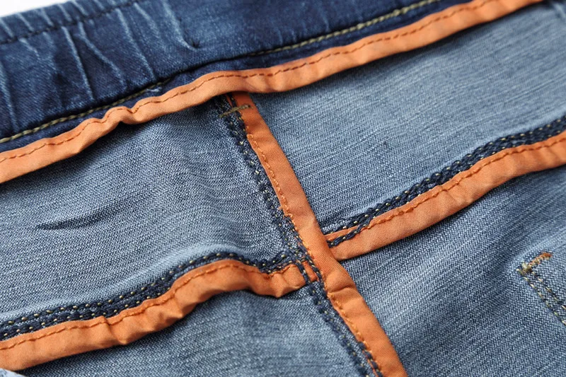 Мужские джинсовые шорты с эффектом потертости TANG Новинка лета 2018 модные