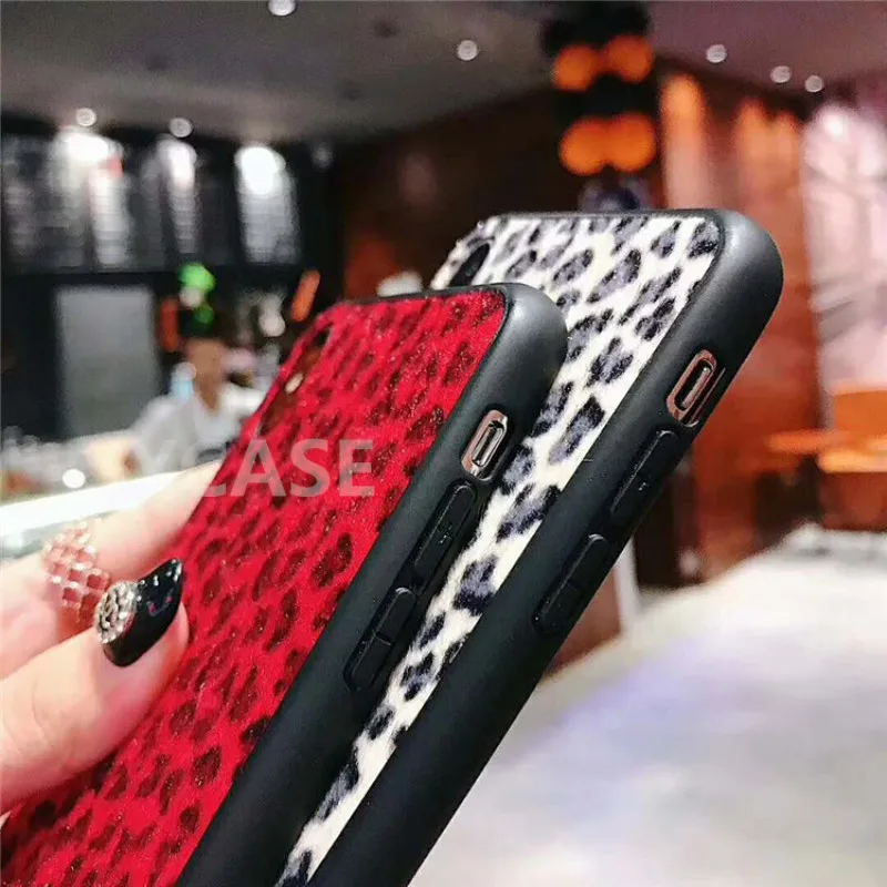 SYCASE Fashion Vintage Leopard Print phone case For iPhone X XR Xs Max 6 6S 7 8 Plus Mobile Phone Shell Hard Back Cover Cases |