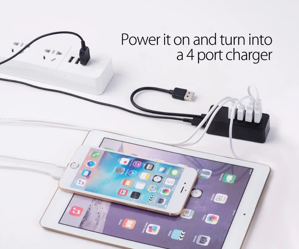 Концентратор ORICO с 4 портами USB 2 0 разъемом Micro и Type-A разветвитель для iMac