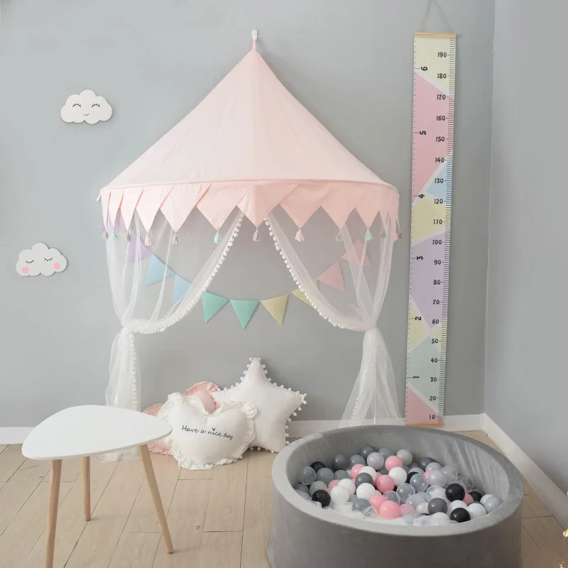 Скандинавская детская игровая палатка принцесса игровой домик замок Типи Enfant Крытый открытый детский балдахин для детской кроватки кровать палатка Детская комната Декор